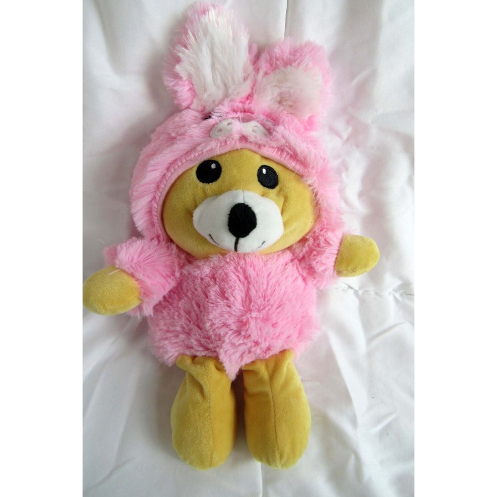 Regent Products 12 inch Bear in Pink Bunny Suit